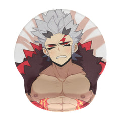 Lava Bara Bro 3D Oppai Mousepad with Wrist Rest Support - Barabros