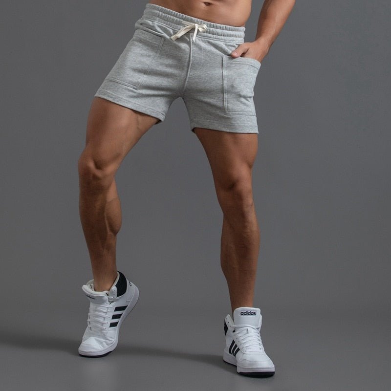 Men Solid Comfort Pocket Gym Shorts - Bara Bros