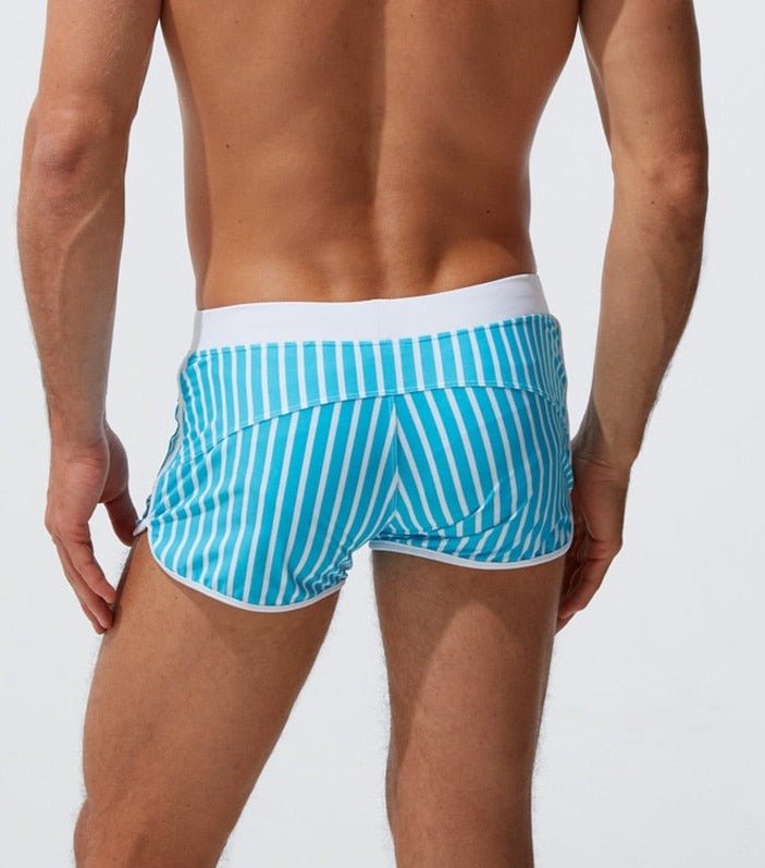 Men's Borderline Stripe Swim shorts - Barabros