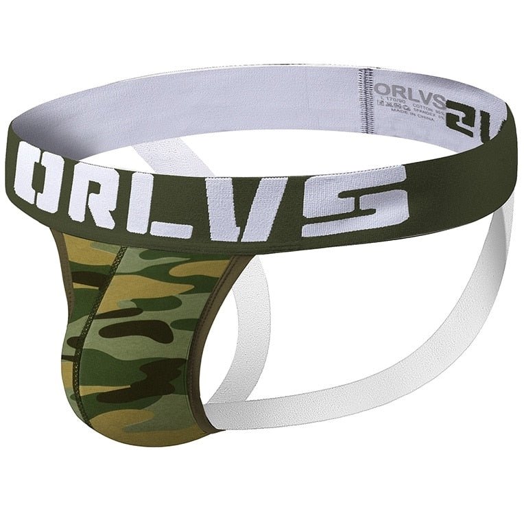 Men's ORLVS Camo Jockstrap - Bara Bros