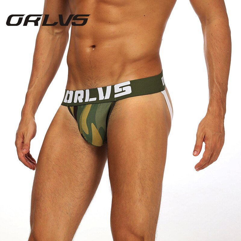 Men's ORLVS Camo Jockstrap - Bara Bros