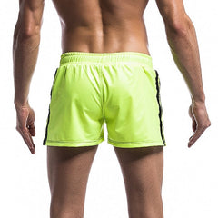 Men's PU Leather Quick Dry Swimwear Shorts - Barabros