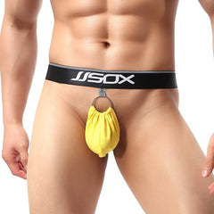 Metal Ring Sexy Thong Pouch Underwear - Bara Bros