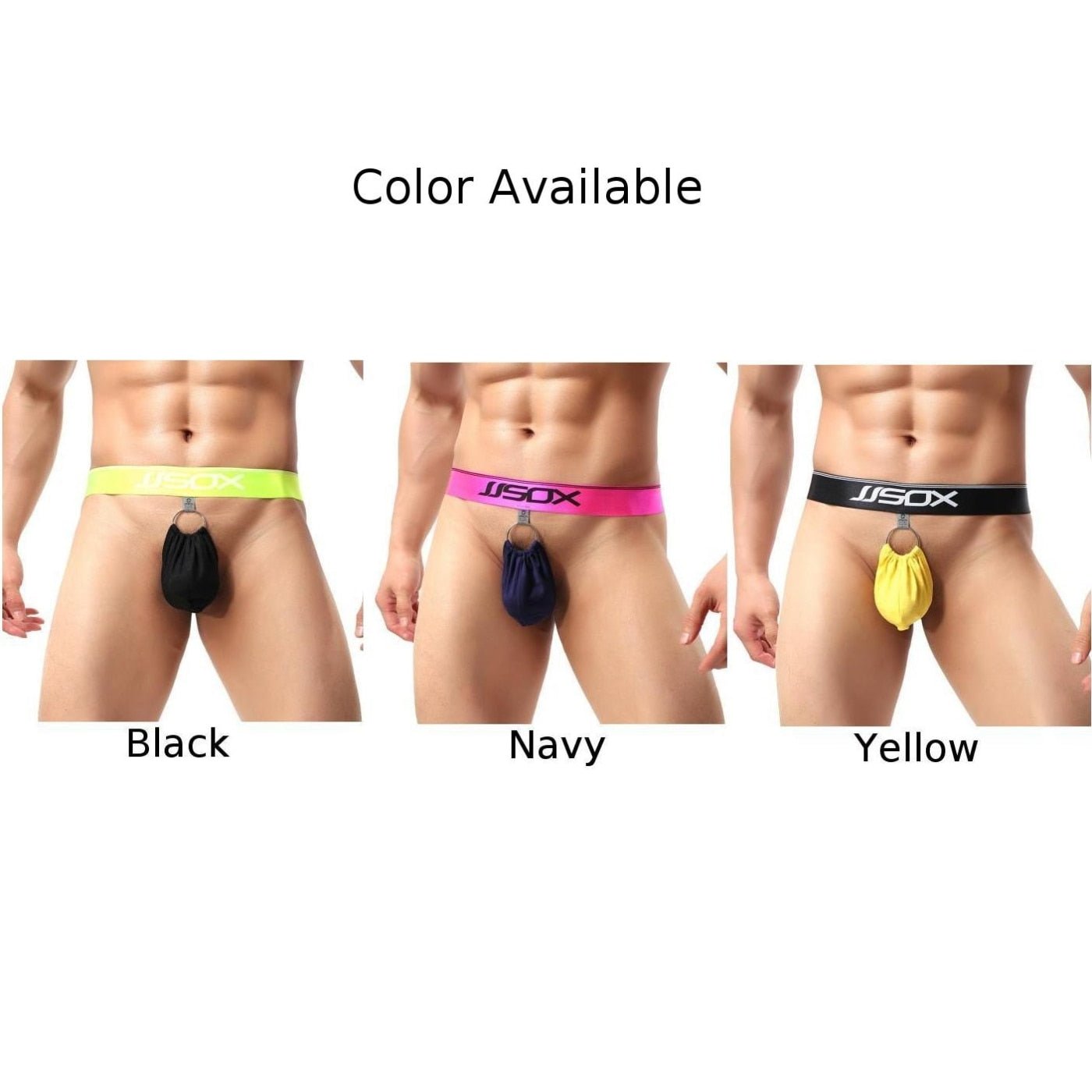 Metal Ring Sexy Thong Pouch Underwear - Bara Bros