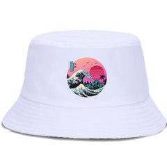 Ocean Vaporwave Bucket Hat - Bara Bros