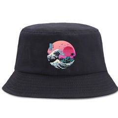 Ocean Vaporwave Bucket Hat - Bara Bros