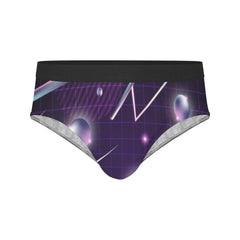 Retrowave Men's Mid Rise Briefs - Bara Bros