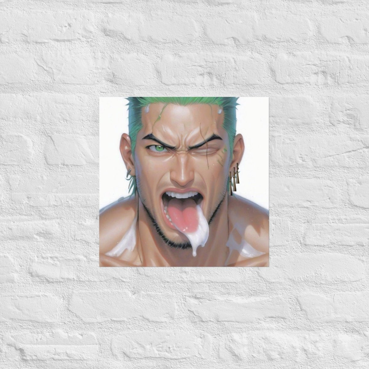 Zoro Ahegao Poster - Bara Bros