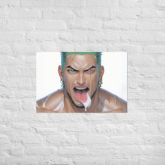 Zoro Ahegao Poster - Bara Bros