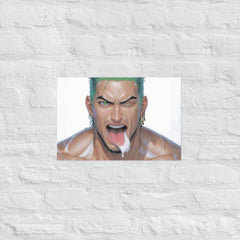 Zoro Ahegao Poster - Bara Bros