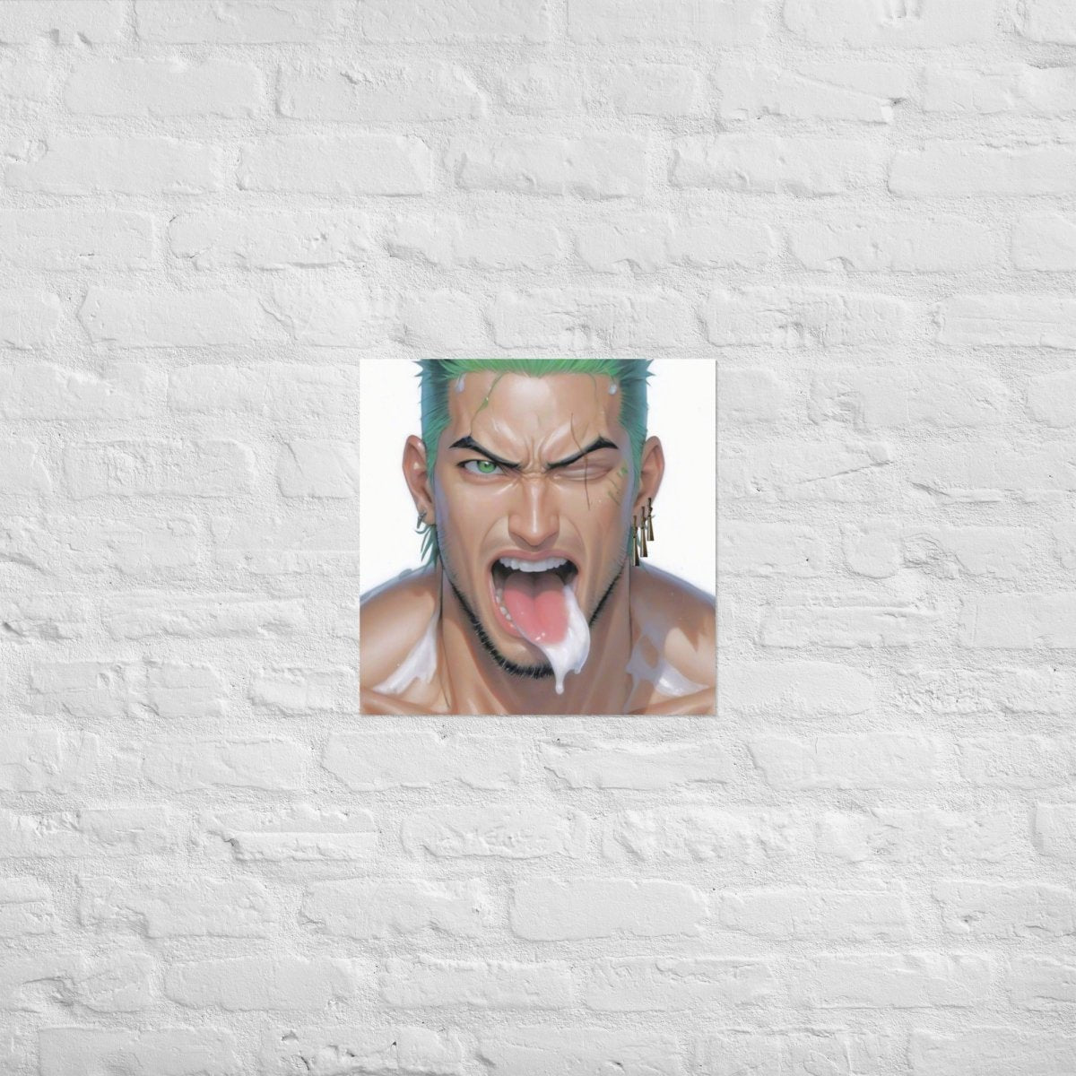 Zoro Ahegao Poster - Bara Bros